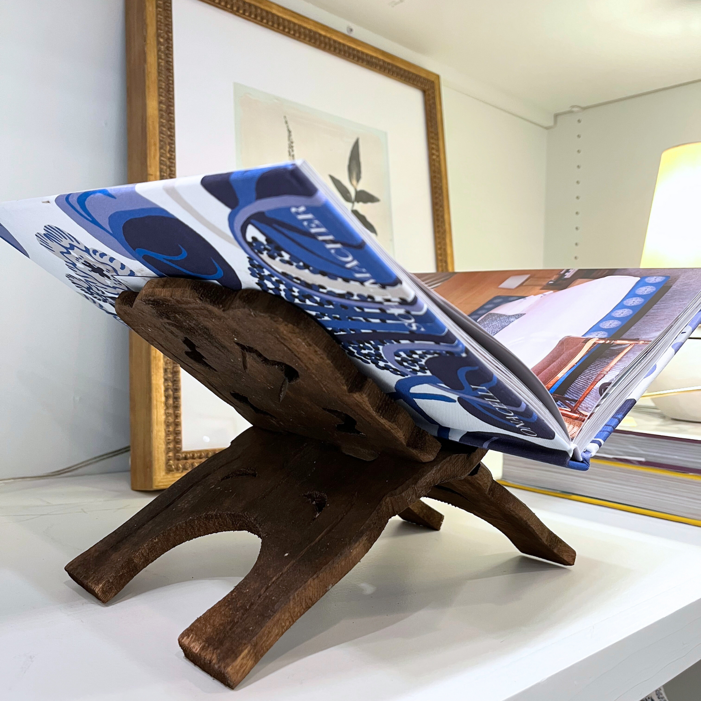 Reclaimed Wood Book Holder