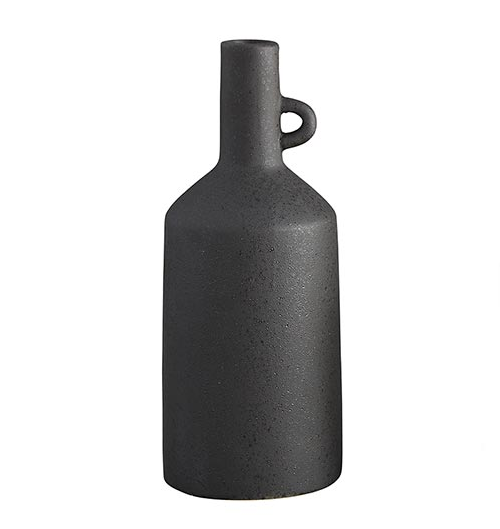 Grey One Handle Vase