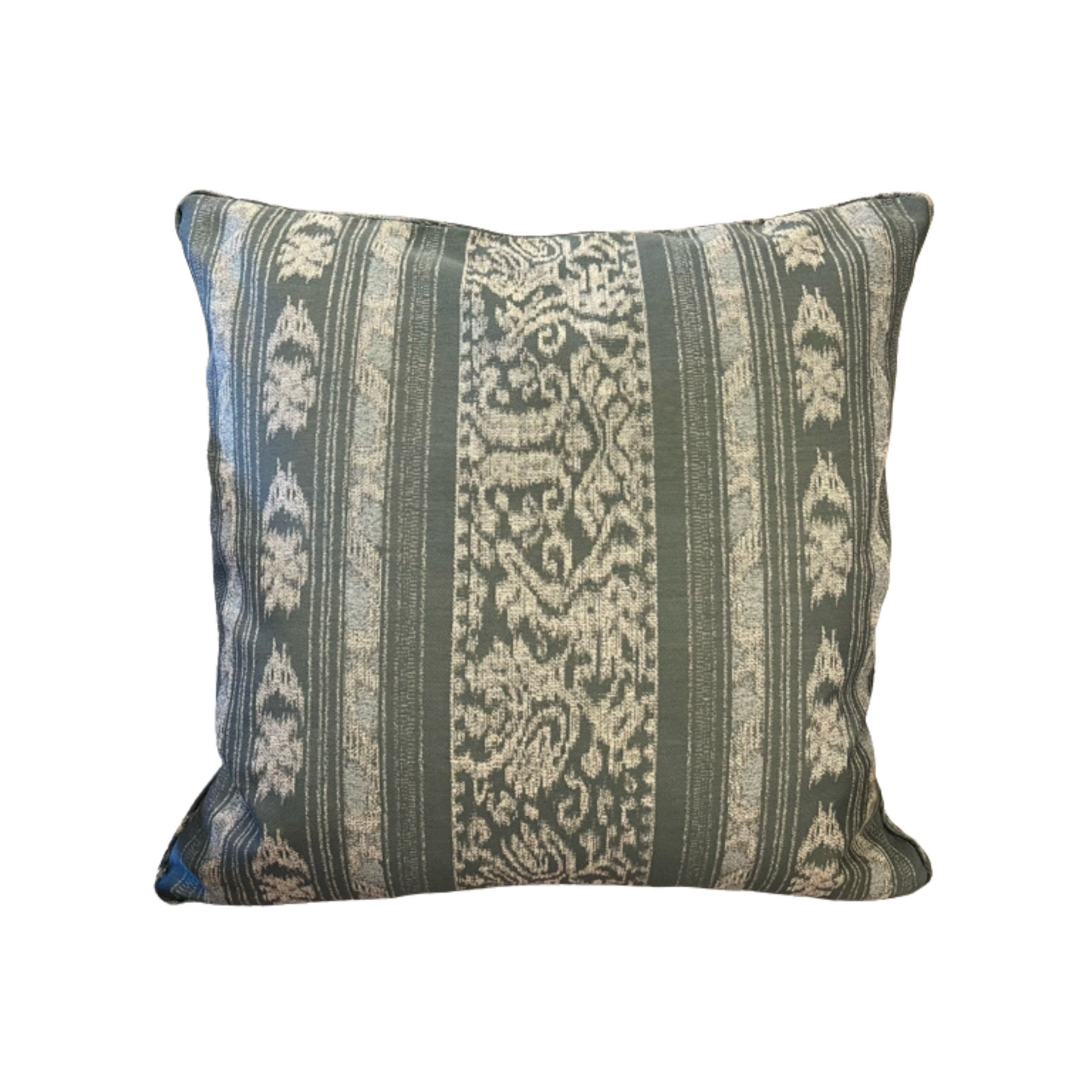 22" x 22" Pillow - GP & J Sage Stripe