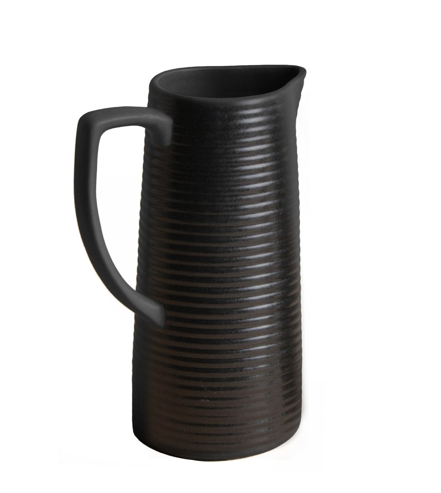 Frannie Ceramic Pitcher - Black