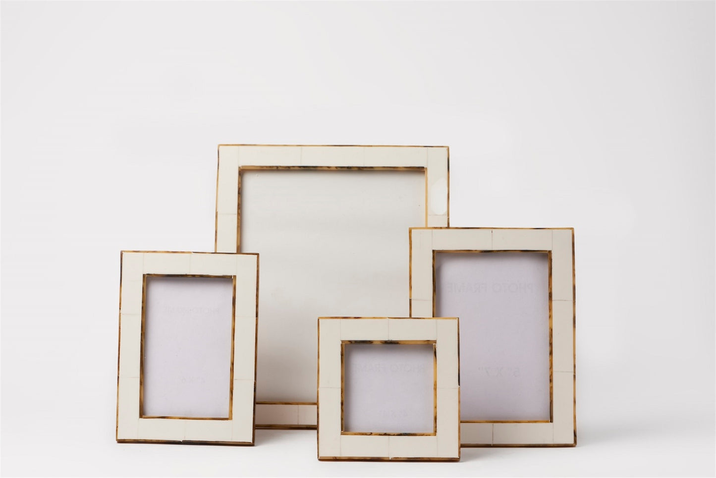 4" X 4" Border Frame - White
