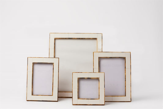 4" X 4" Border Frame - White