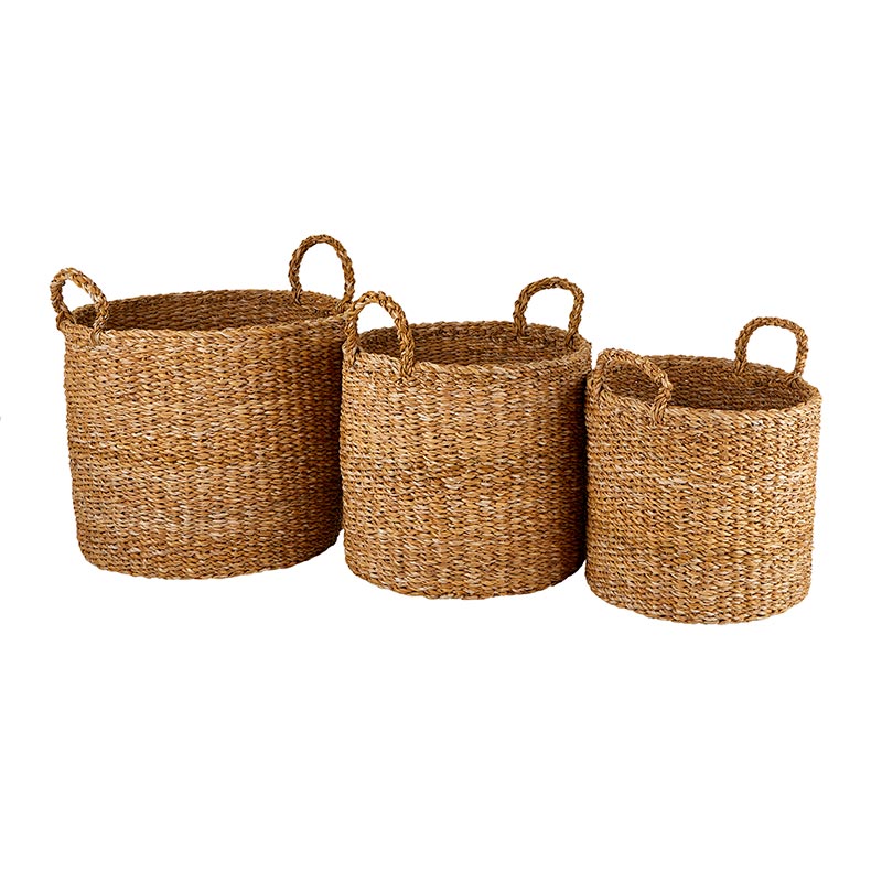 Round Seagrass Baskets