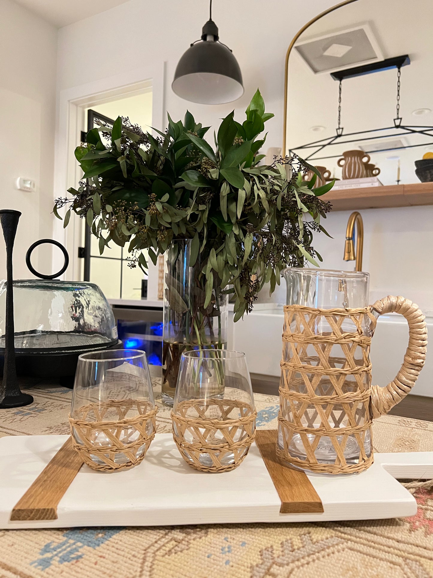 Lattice Stemless Wine Glass