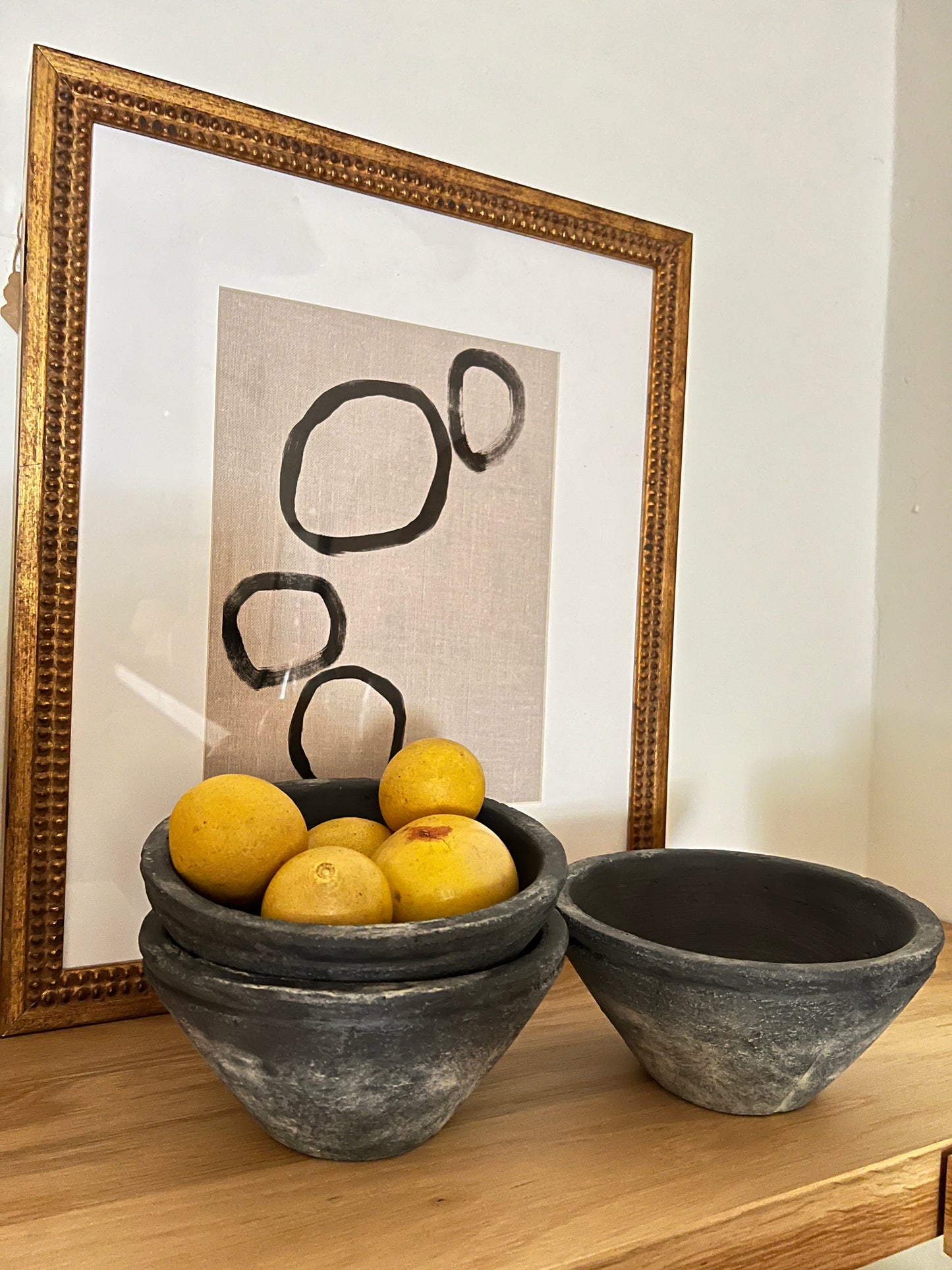 Black Bowl Planter - Medium