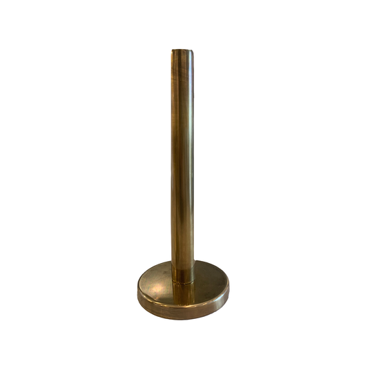 Louis Antique Brass Candlestick - 13.5" H