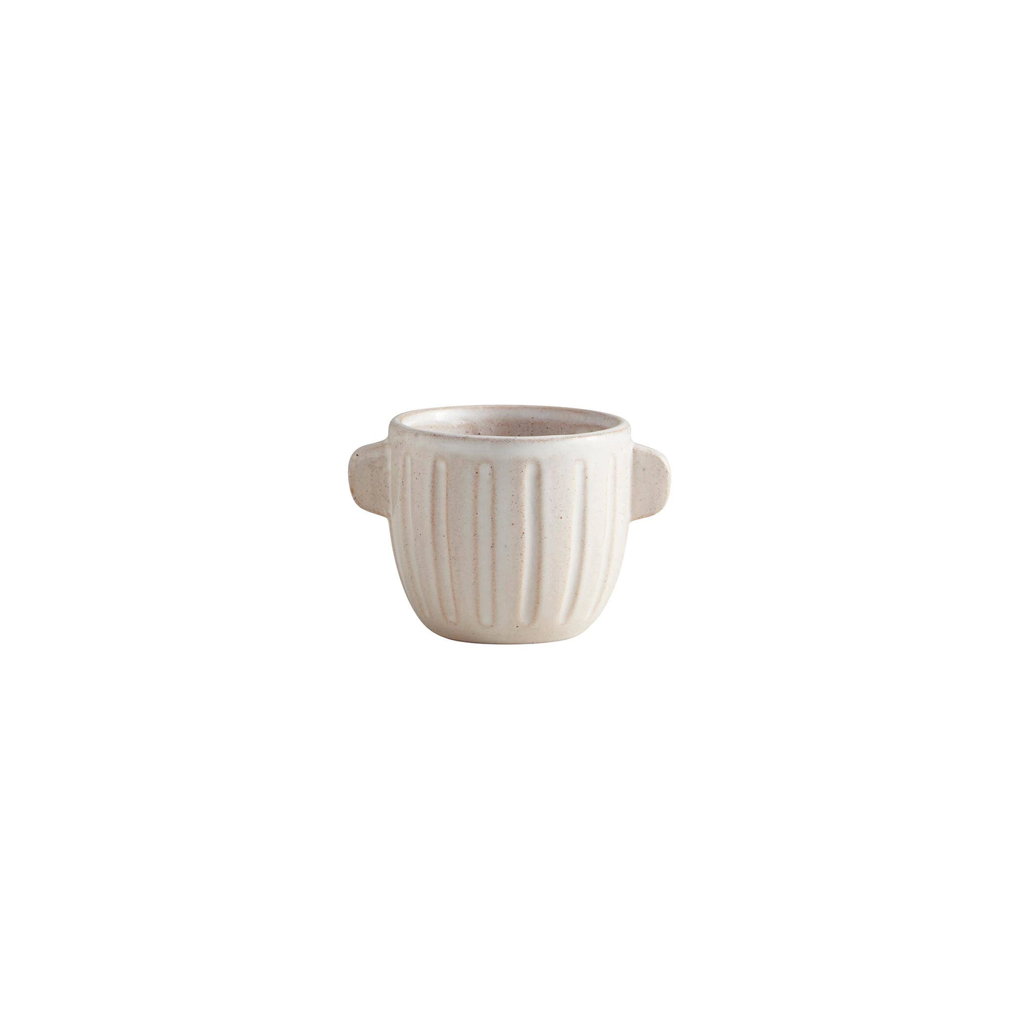 Embossed Stoneware Planter - Small