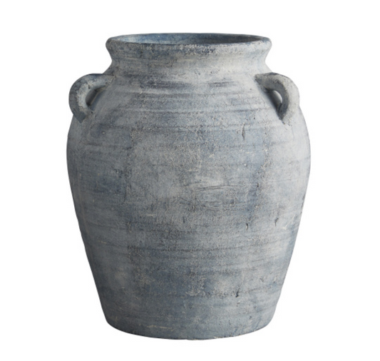 Grey Pot with Two Handles - Large