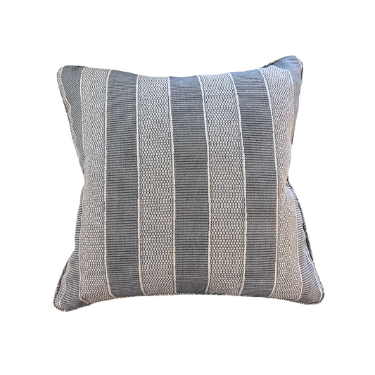 22" x 22" Pillow - Peter Dunham Asilah Indigo on Natural
