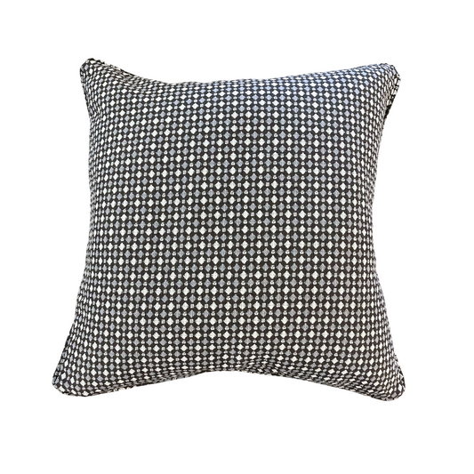 22" x 22" Pillow - Stroheim Mini Diamond in Chocolate