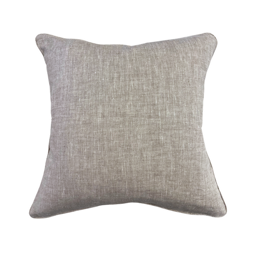 22" x 22" Pillow - Linen in Flax
