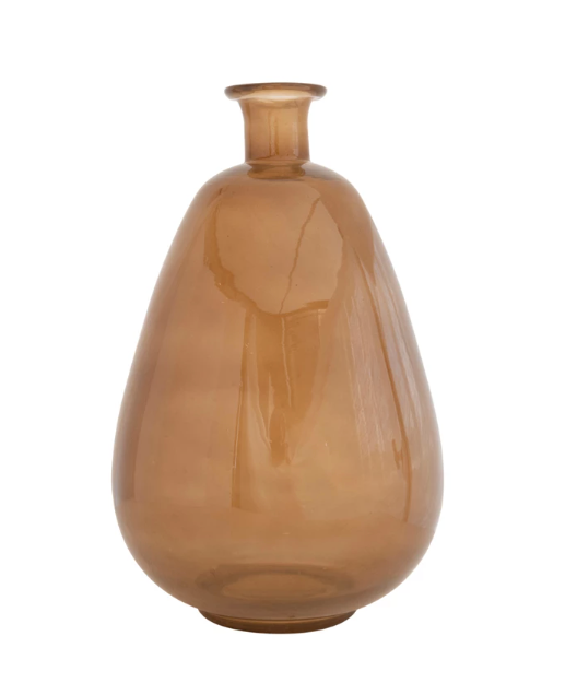 Brown Glass Vase