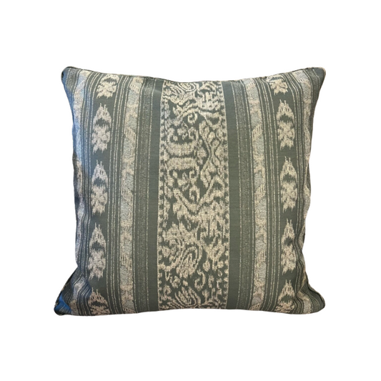 22" x 22" Pillow - GP & J Sage Stripe