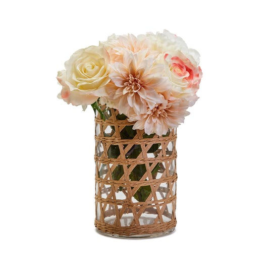 Raffia Lattice Vase