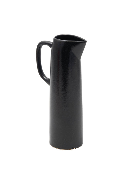 Evie Ceramic Pitcher - Black