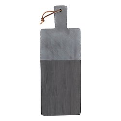 Black Marble & Wood Board