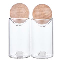 Glass Salt & Pepper Shakers
