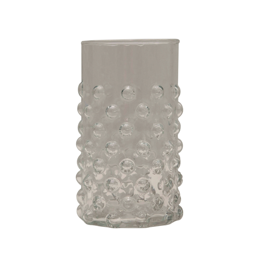 Hobnail Drinking Glass