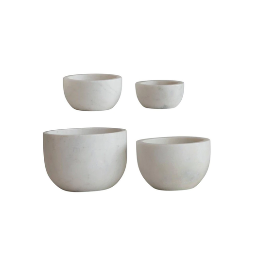 Marble Bowls Measuring Cups - Set of 4