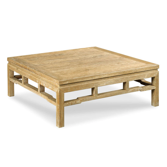 Modern Ming Cocktail Table - Limewash