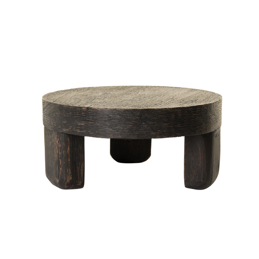 Black Acacia Wood Riser - Large