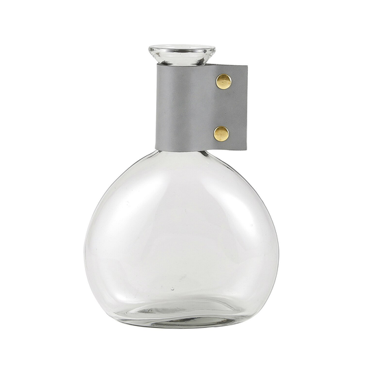 Wine Carafe with Grey Cuff