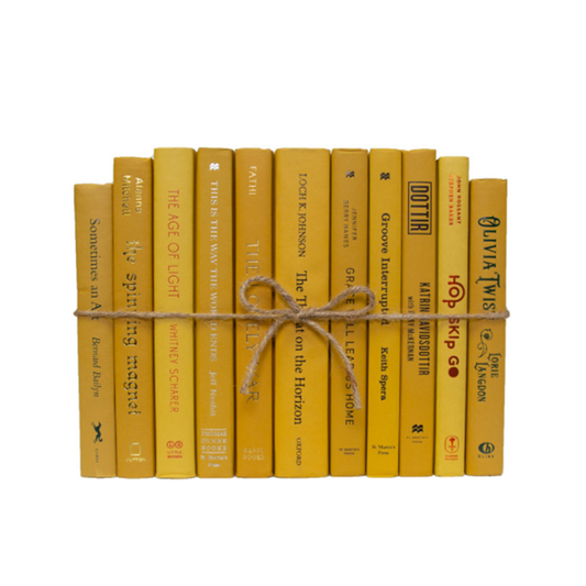 Modern Saffron Decorative Book- EACH
