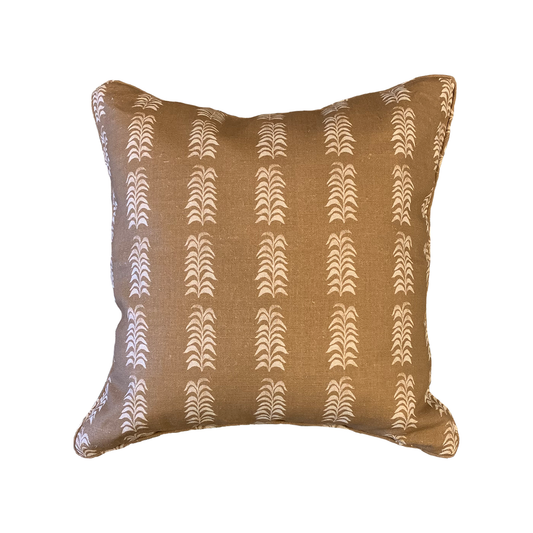 22" x 22" Pillow - Camel Frond