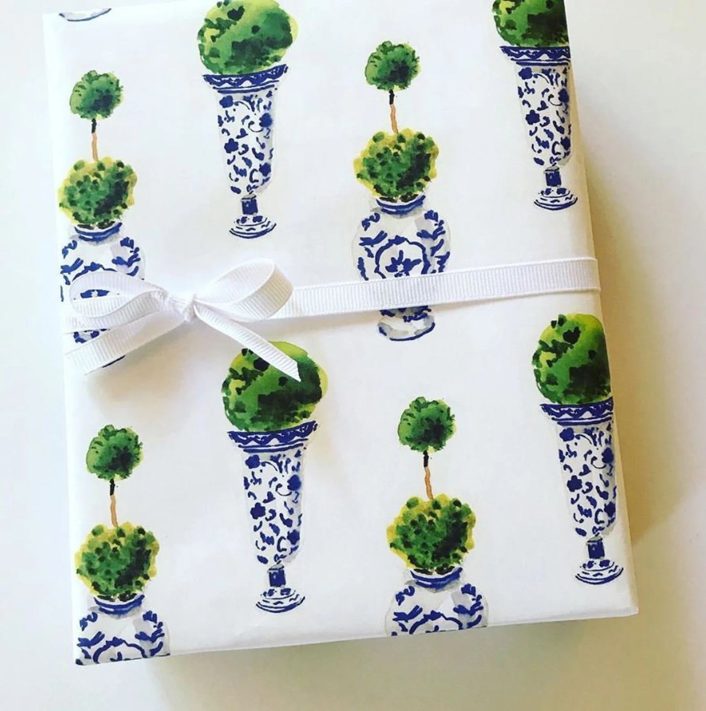 Chinoiserie Topiary Wrapping Paper